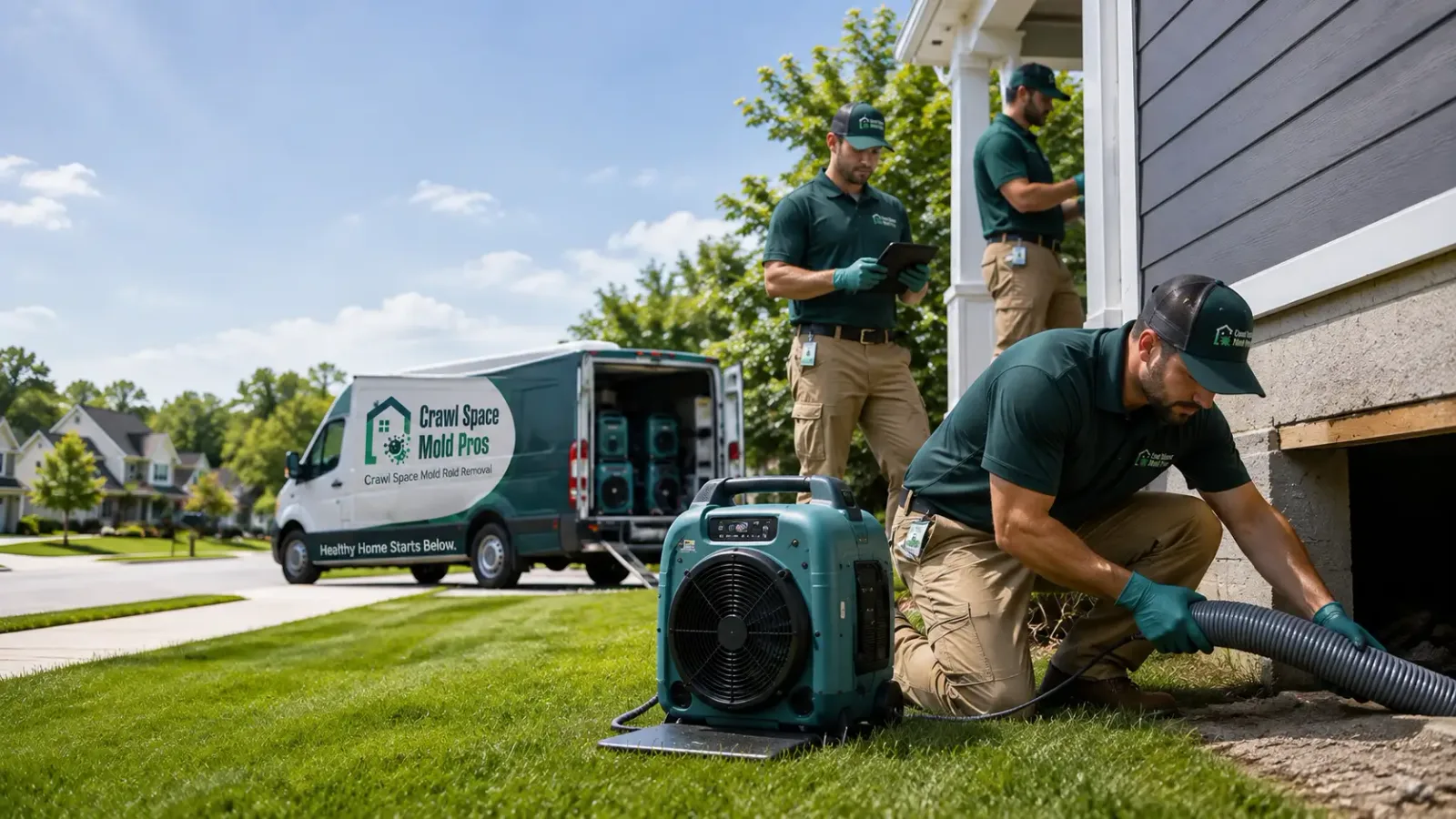 Crawl Space Mold Removal in Jud, ND